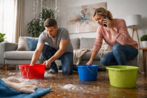 Co robić w pierwszych godzinach po zalaniu mieszkania?