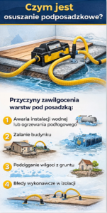 Osuszanie podposadzkowe – na czym polega i kiedy jest konieczne?