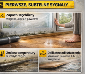 Jak rozpoznać ukrytą wilgoć pod podłogą?